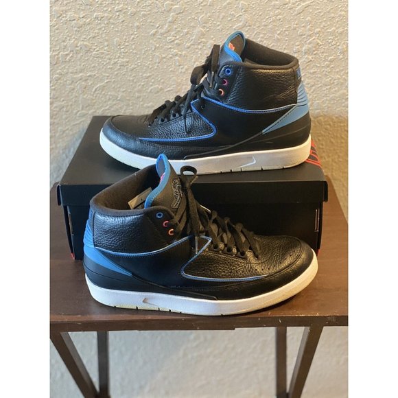 Nike Air Jordan 2 Retro Radio‎ Raheem Size 9.5 2016 Pre-Owned No Box - Picture 4 of 5